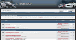 Desktop Screenshot of chrysler200.com