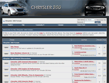 Tablet Screenshot of chrysler200.com